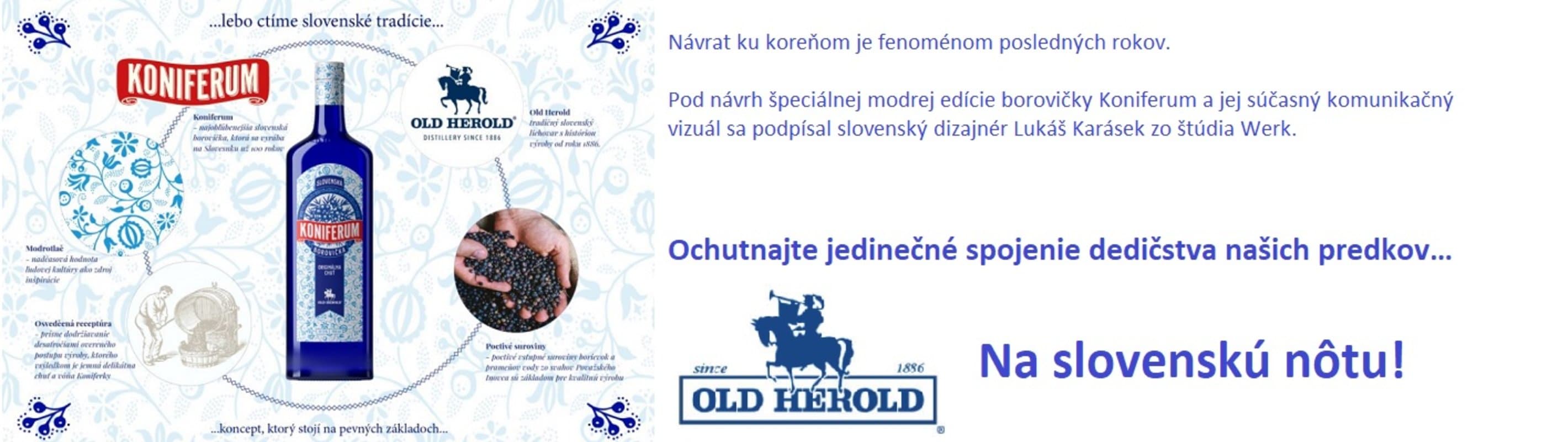 Old Herold Modrá koniferum